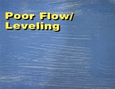 Poor Flow Levelling